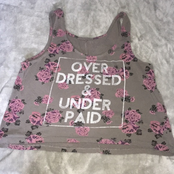 In between crop top and muscle shirt. - Picture 1 of 2